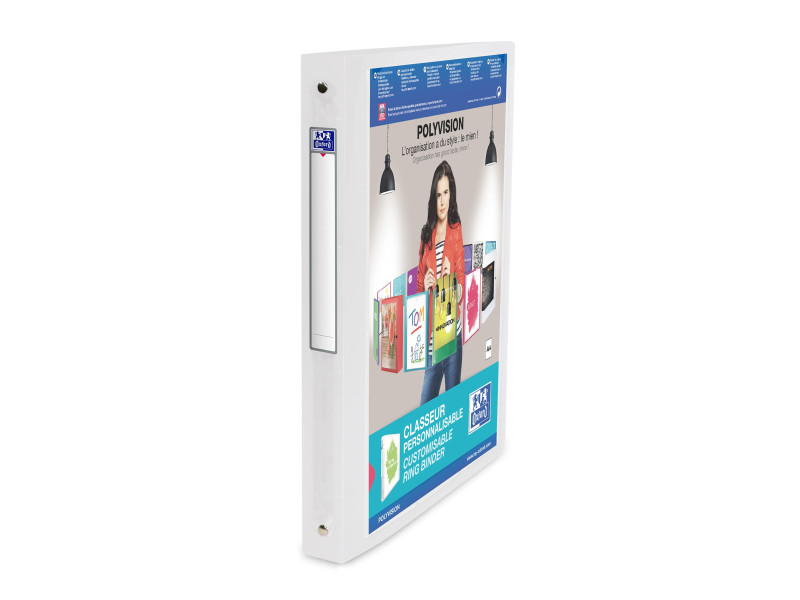 Oxford Classeur personnalisable POLYVISION, 30 mm, incolore