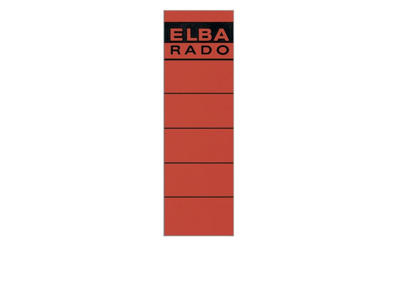 ELBA Etiquette pour dos de classeur 'ELBA RADO'- rouge