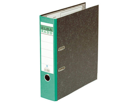 ELBA classeur rado papier marbré, largeur de dos: 80 mm,vert
