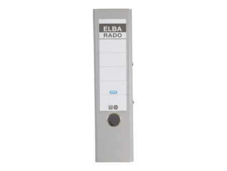 ELBA classeur rado brillant, largeur de dos: 80 mm, gris