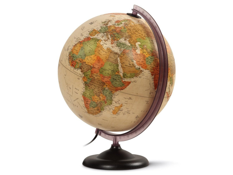 Wonday Globe lumineux FIRST, 300 mm, texte francais