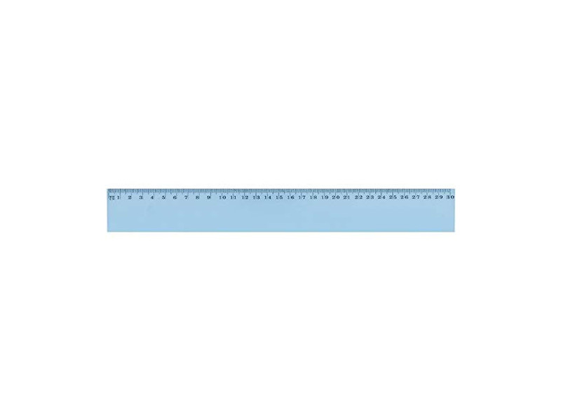 Wonday Règle plate, 300 mm, en plastique, incassable