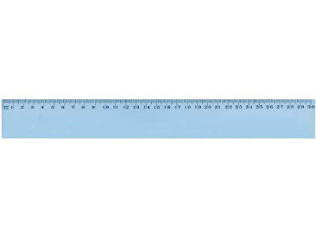 Wonday Règle plate, 500 mm, en plastique, incassable