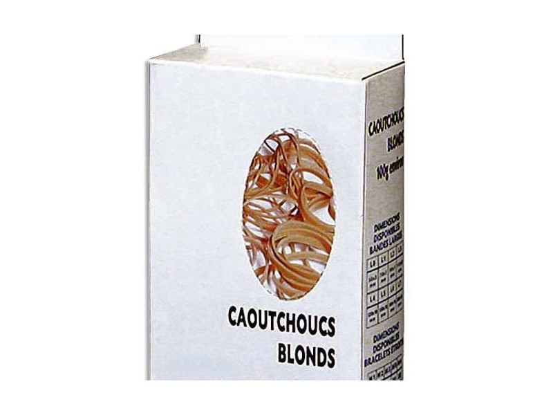 Wonday Bracelets caoutchouc, nature, 90 x 6 mm, 100 g
