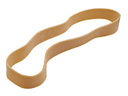 Wonday Bracelets caoutchouc, 200 mm x 10 mm, 100 g, nature