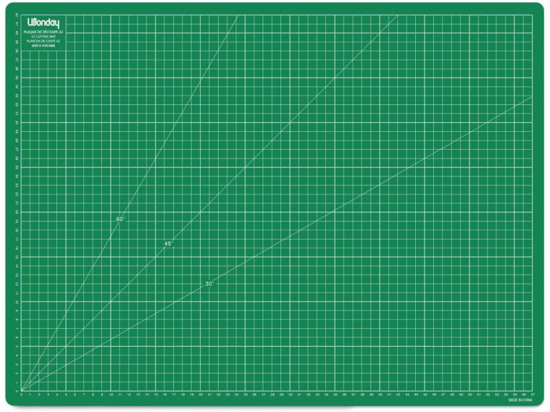 Wonday Plaque de coupe, A2, (L)600 x(P)450 x (H)3 mm