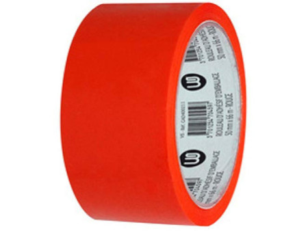 Wonday Ruban adhésif d'emballage, en PP, 50 mm x 66 m, rouge