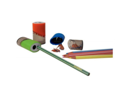 Wonday Taille-crayon double en plastique, assorti