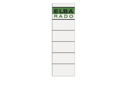 ELBA Etiquette pour dos de classeur 'ELBA RADO'- blanc