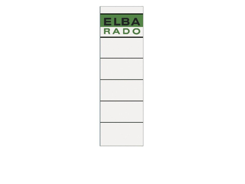 ELBA Etiquette pour dos de classeur 'ELBA RADO'- blanc