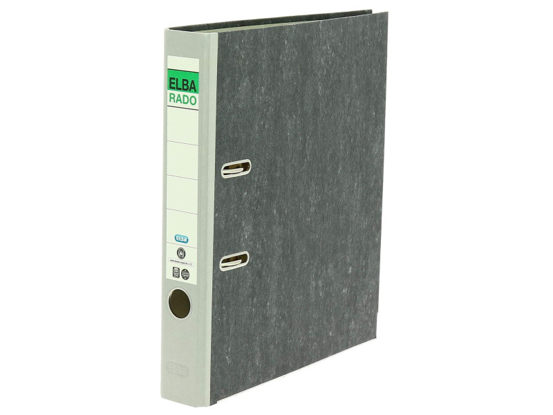 ELBA classeur rado papier marbré, largeur de dos: 50 mm,gris