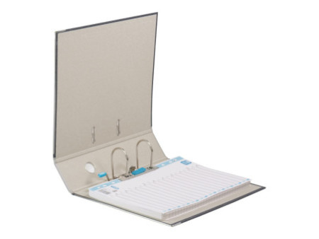ELBA classeur rado papier marbré, largeur de dos: 80 mm,gris