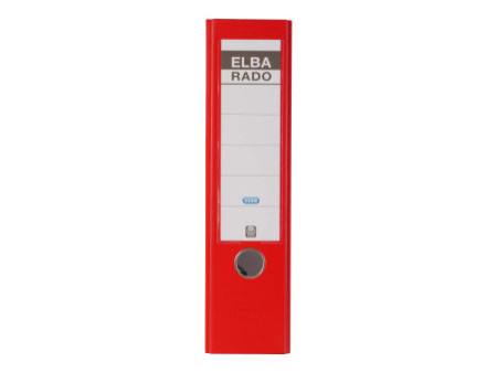 ELBA classeur rado brillant, largeur de dos: 80 mm, rouge