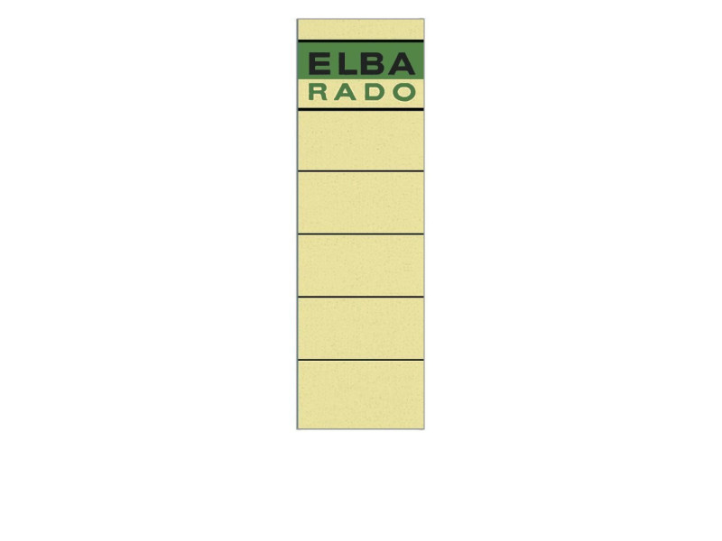 ELBA Etiquette pour dos de classeur 'ELBA RADO'- chamois