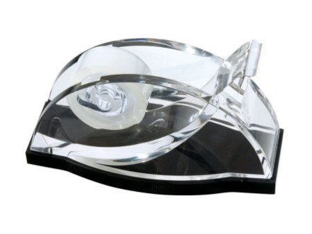 WEDO Dévidoir bureau 'acrylique exclusif', transparent/noir