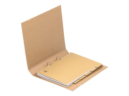 Oxford Classeur à anneaux TOUAREG, A4, beige, 2 anneaux