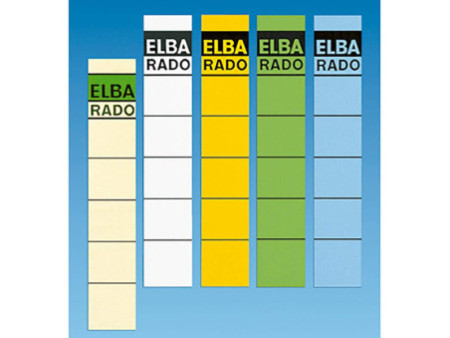 ELBA Etiquette pour dos de classeur 'ELBA RADO' - blanc