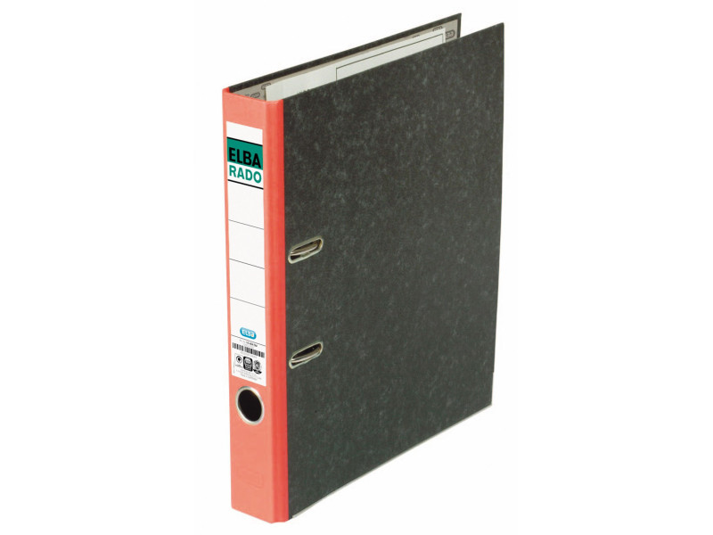 ELBA classeur rado papier marbré,largeur de dos: 50 mm,rouge