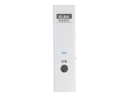 ELBA classeur rado brillant, largeur de dos: 80 mm, blanc