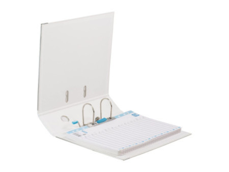 ELBA classeur rado brillant, largeur de dos: 80 mm, blanc