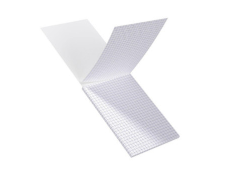Oxford Bloc de fiches bristol, A6, quadrillé, blanc