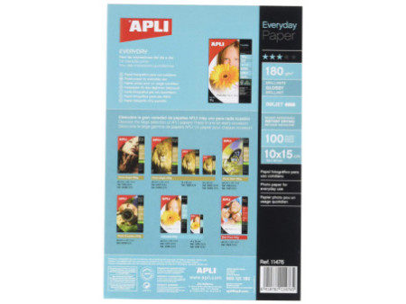 APLI Papier photo everyday, 100 x 150 mm, 180 g/m2, brillant