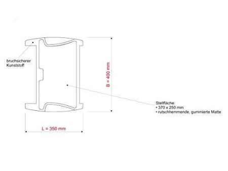 MAUL Repose-pieds 'design', hauteur réglable à 4 positions
