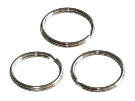 WEDO Anneaux porte-clés en métal, diamètre: 20 mm