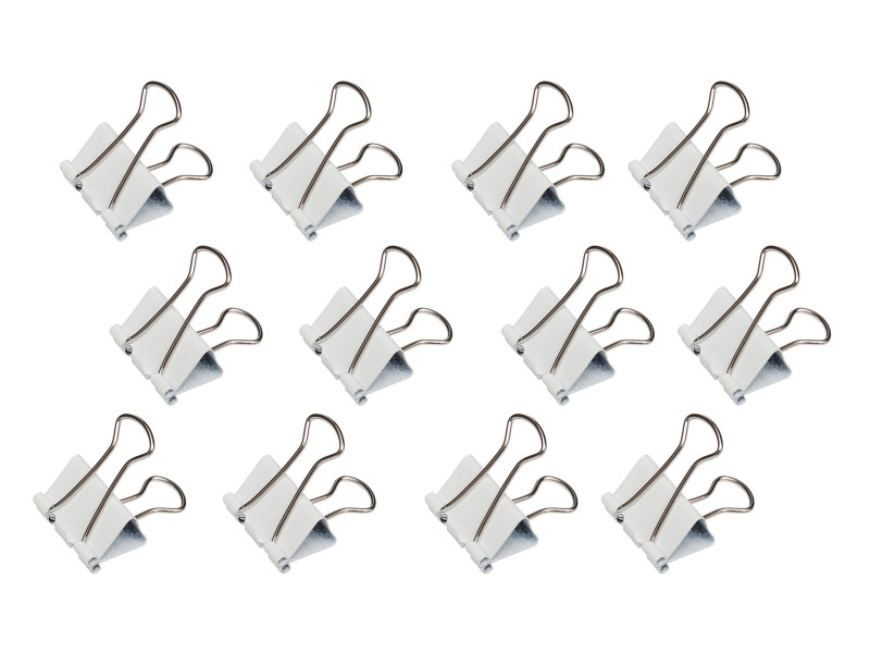 MAUL Pince double clip mauly 214, largeur: 19 mm, blanc