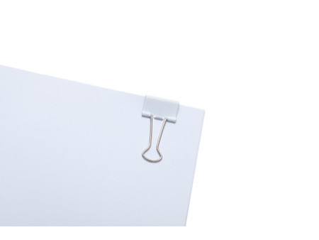 MAUL Pince double clip mauly 214, largeur: 19 mm, blanc