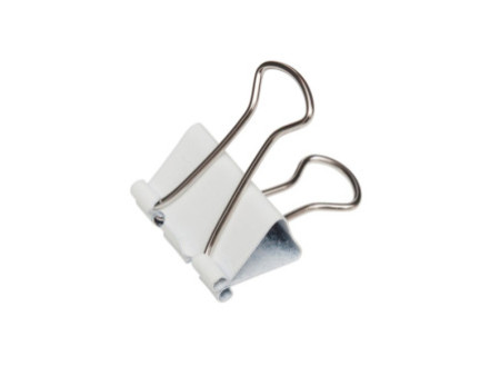 MAUL Pince double clip mauly 214, largeur: 19 mm, blanc