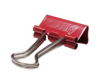 MAUL Pince double clip mauly 214, largeur: 19 mm, rouge