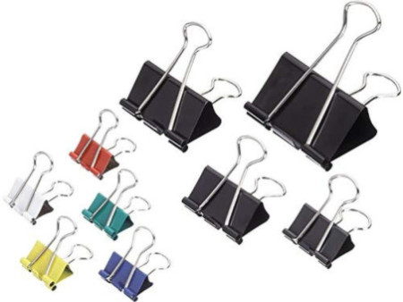 MAUL Pince double clip 213, noir, (L)25 mm, écartement: 9 mm