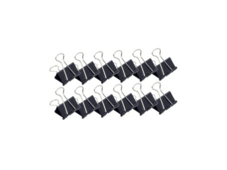 MAUL Pince double clip 213, noir, (L)32 mm, écartement: 13mm
