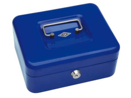 WEDO Caisse avec clip, (L)200 x (P)160 x (H)90 mm, bleu