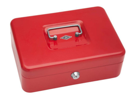WEDO Caisse avec clip, (L)250 x (P)180 x (H)90 mm, rouge