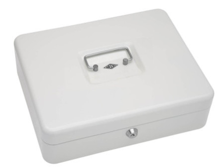 WEDO Caisse avec clip, (L)300 x (P)240 x (H)90 mm, blanc