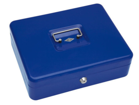 WEDO Caisse avec clip, (L)300 x (P)240 x (H)90 mm, bleu