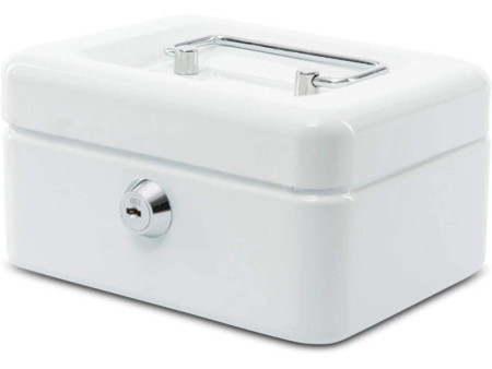 MAUL Caisse à monnaie, (L)152 x (P)125 x (H)81 mm, blanc