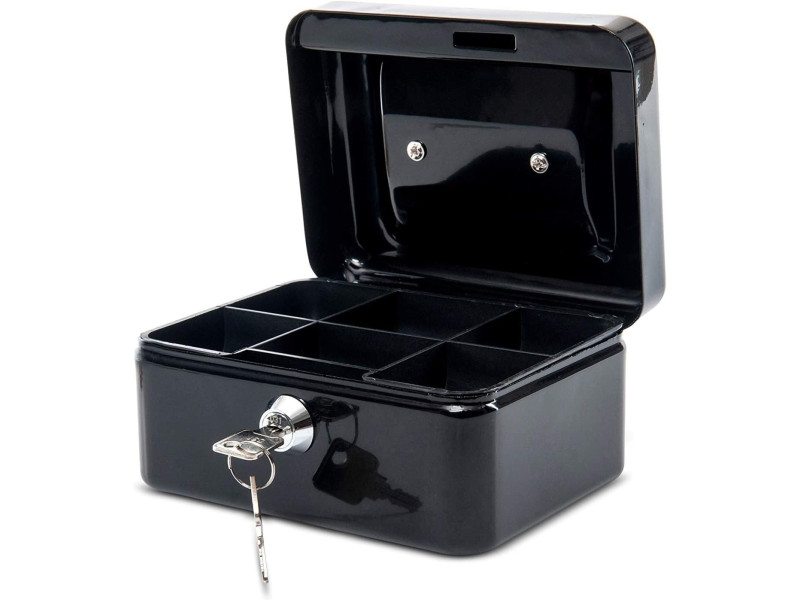 MAUL Caisse à monnaie, (L)152 x (P)125 x (H)81 mm, noir