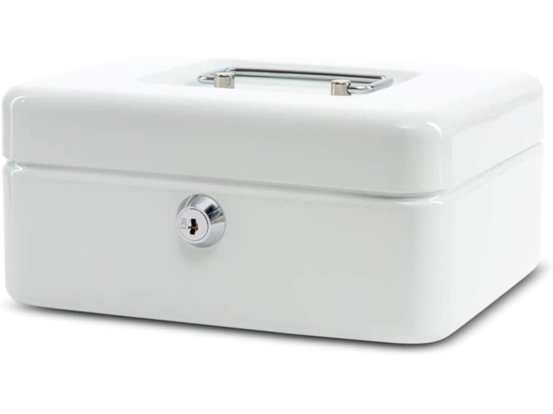 MAUL Caisse à monnaie, (L)200 x (P)170 x (H)90 mm, blanc