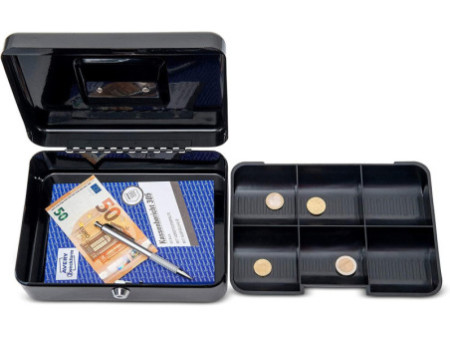MAUL Caisse à monnaie, (L)250 x (P)191 x (H)90 mm, noir