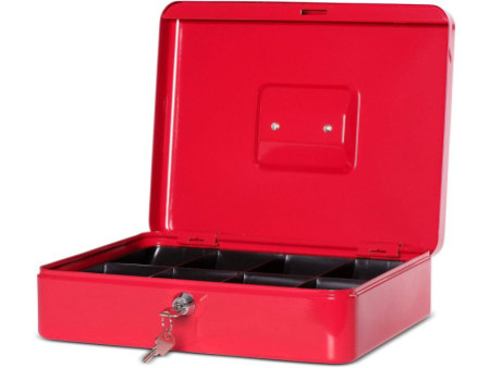 MAUL Caisse à monnaie, (L)300 x (P)245 x (H)90 mm, rouge