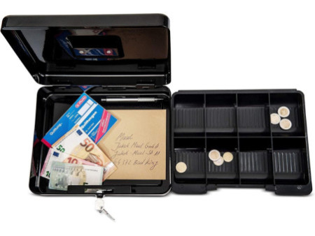 MAUL Caisse à monnaie, (L)300 x (P)245 x (H)90 mm, noir