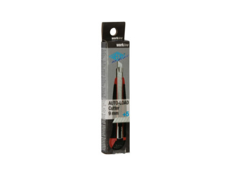 WEDO Cutter pro Auto-Load, lame: 9 mm, noir/rouge