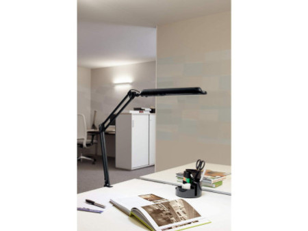 MAUL Lampe de bureau LED MAULatlantic, avec pied de serrage