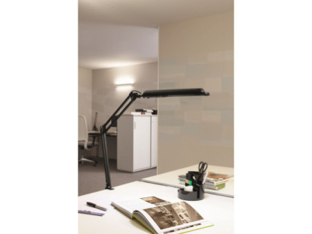 MAUL Lampe de bureau LED MAULatlantic, avec pied de serrage