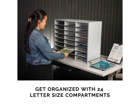 Fellowes Trieur de documents, 24 compartiments horizontaux