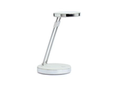 MAUL Lampe de bureau à LED MAULpuck, socle, blanc