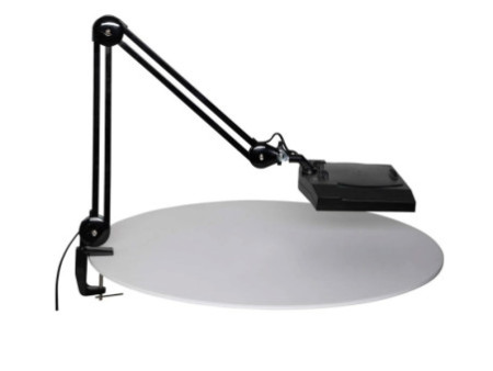 MAUL Lampe loupe à LED MAULvitrum, avec pince, noir